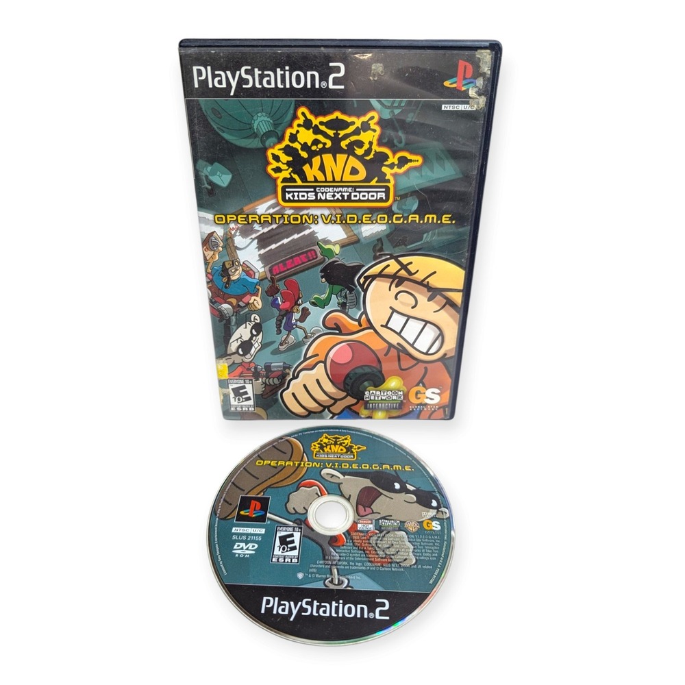 Codename Kids Next Door Operation V.I.D.E.O.G.A.M.E. PS2 PlayStation 2 2005